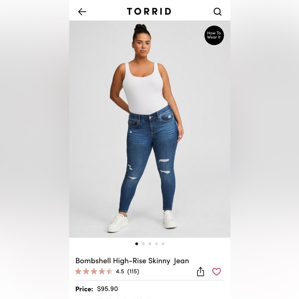 Bombshell High-Rise Skinny Jeans
